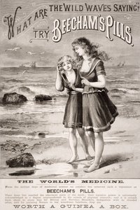 1887年&39;Beecham&39;s Pills&39;的广告 作者 英语学校
